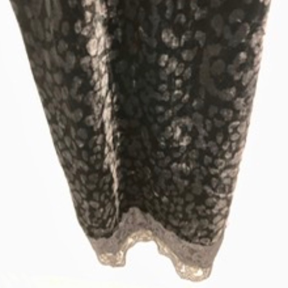 ZARA Velvet Animal Print Dress, M, NWT - Picture 3 of 13